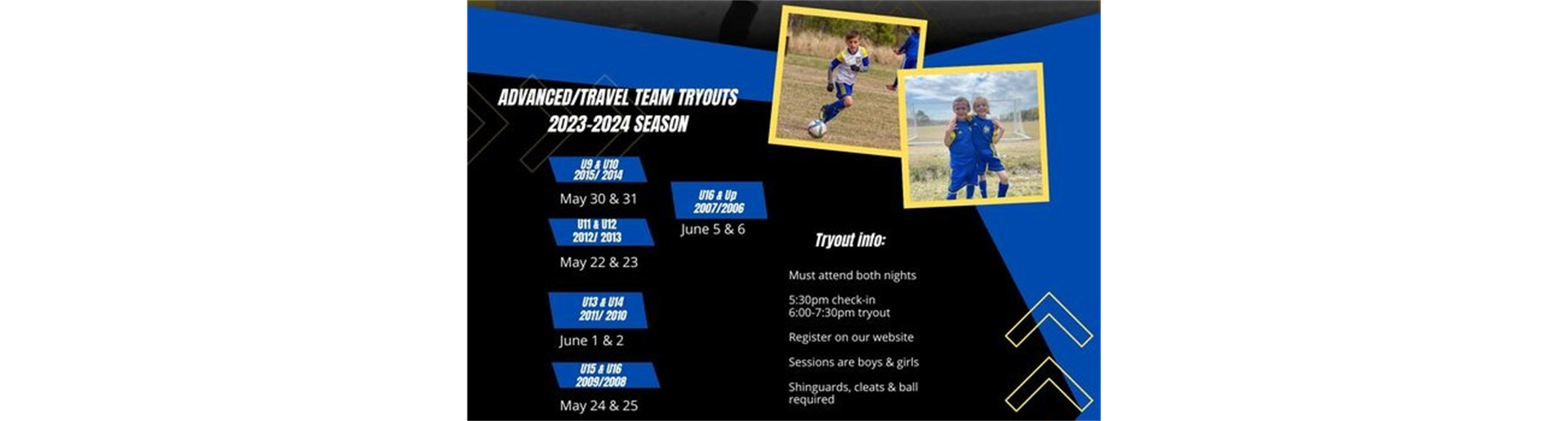 Advanced/Travel Team Tryouts